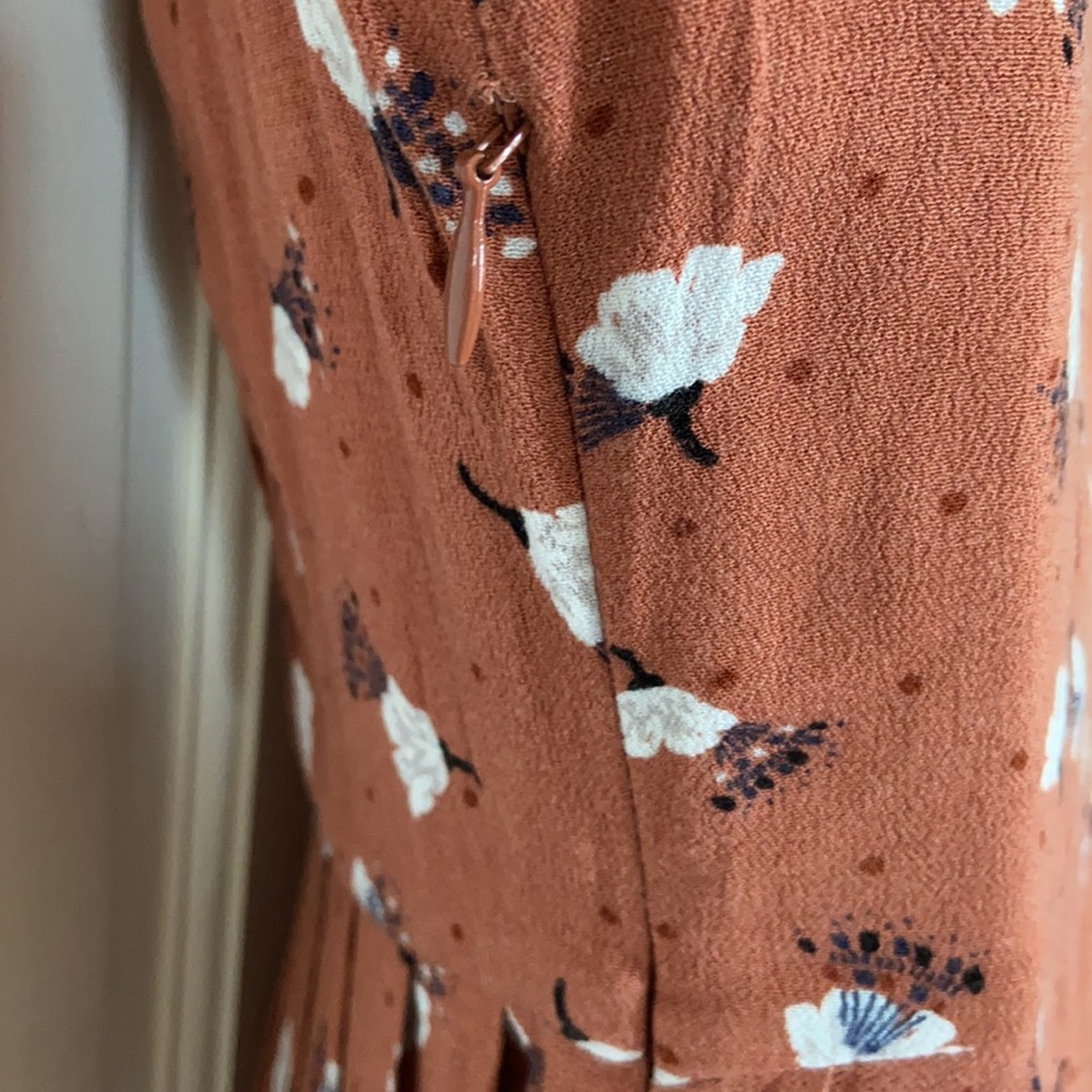 Free People Boho Teagan Floral Dress Sz 0 - Picture 10 of 16